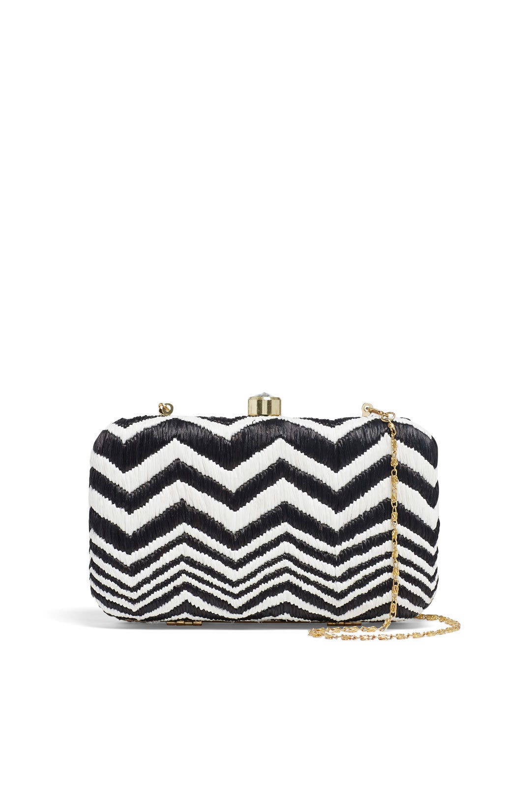 Chevron Box Clutch by Area Stars