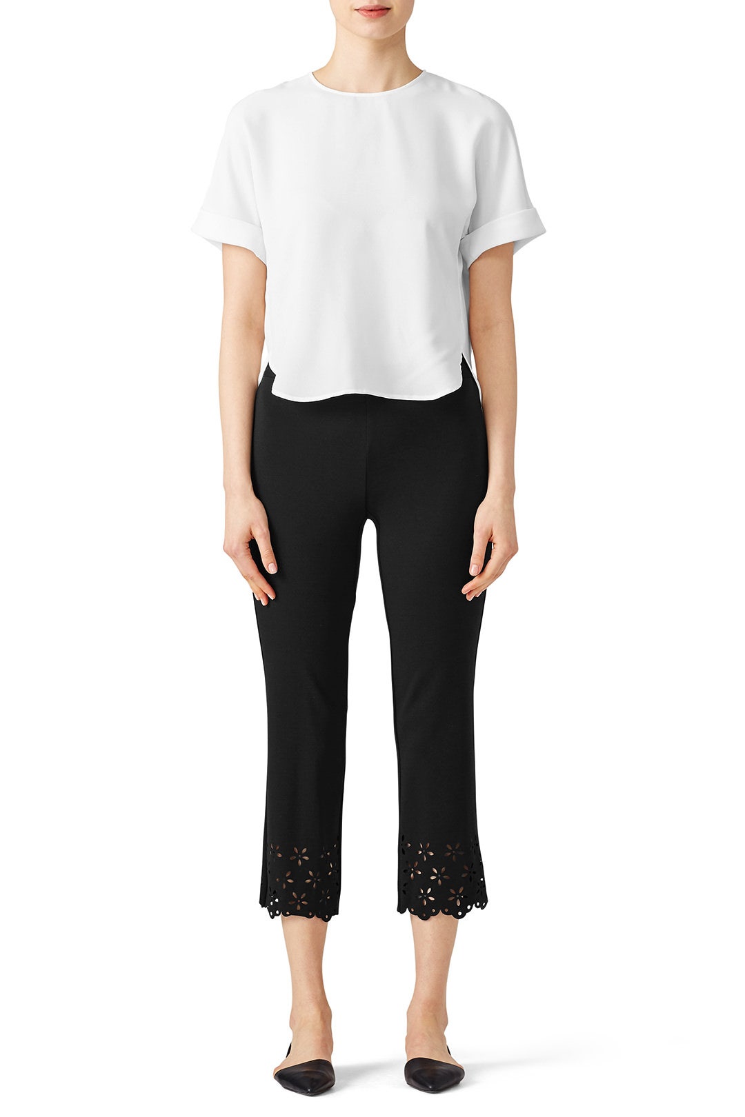 Eyelet Pernnial Pants by Bailey 44 0