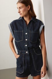 Deep Down Romper by BLANKNYC