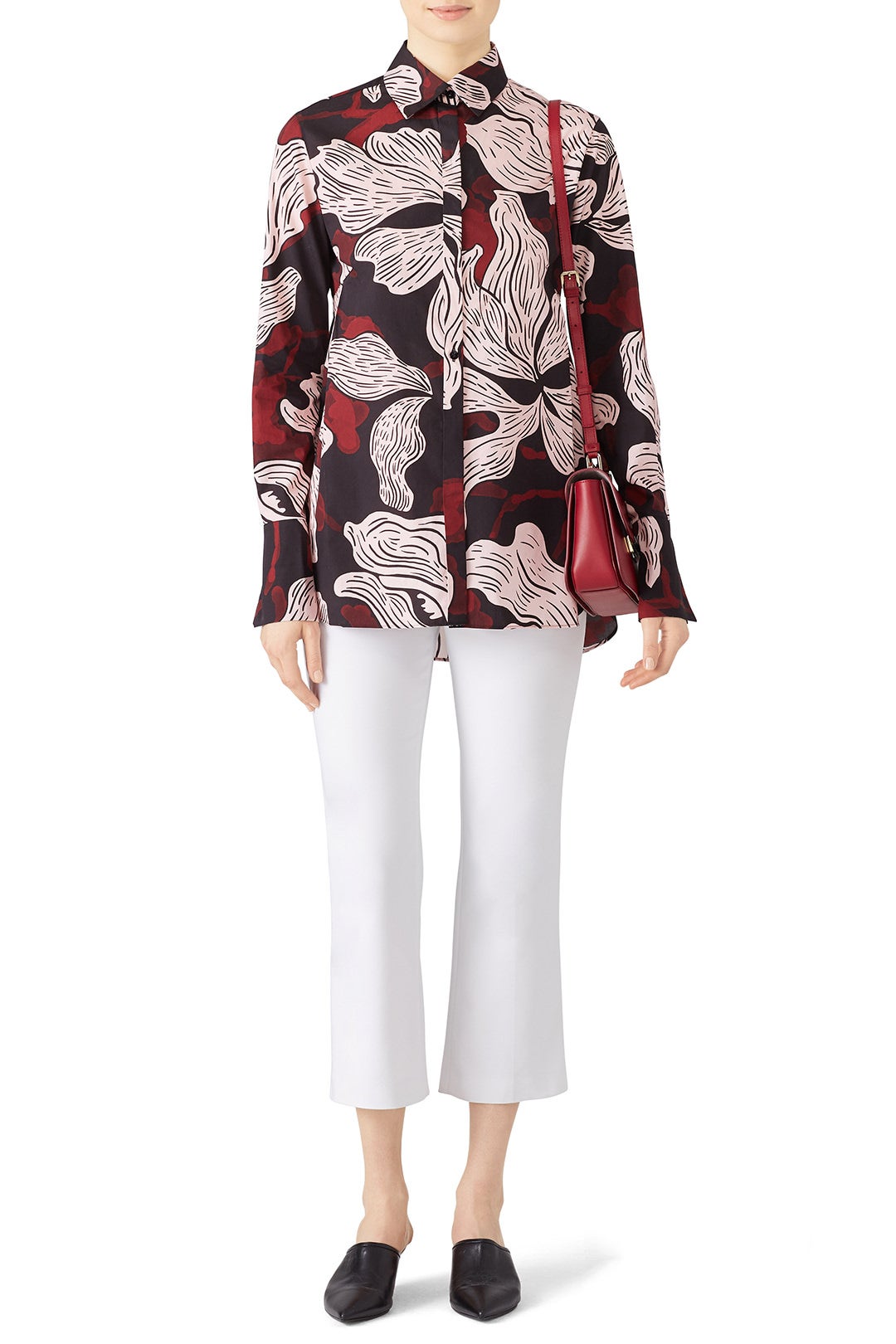Vino Shirt Collar Blouse by Fuzzi 0