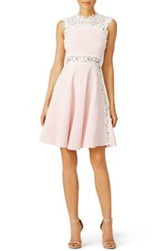 Pink Daisy Cut Out Dress by Giambattista Valli