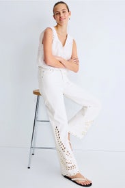 Eyelet Jeans by LE JEAN