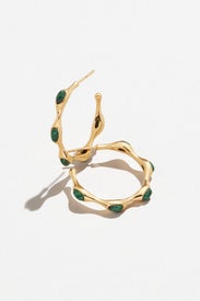 Malachite Earrings by Missoma