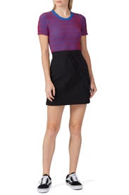 Squiggle Short Sleeve Sweater by Opening Ceremony