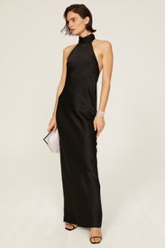 Black Tatiana Gown by Ramy Brook