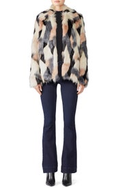 Faux Fur Beca Jacket by Waverly Grey