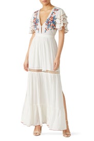 White Daphne Dress by Cleobella