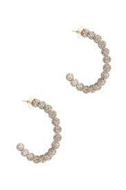 Slim Stardust Hoops by Lele Sadoughi