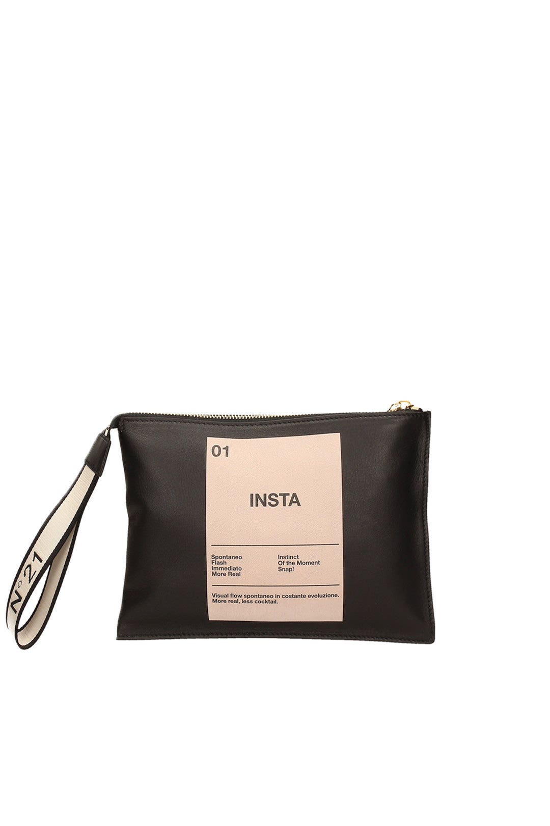 Insta Nastro Zipped Pouch by No. 21 Handbags