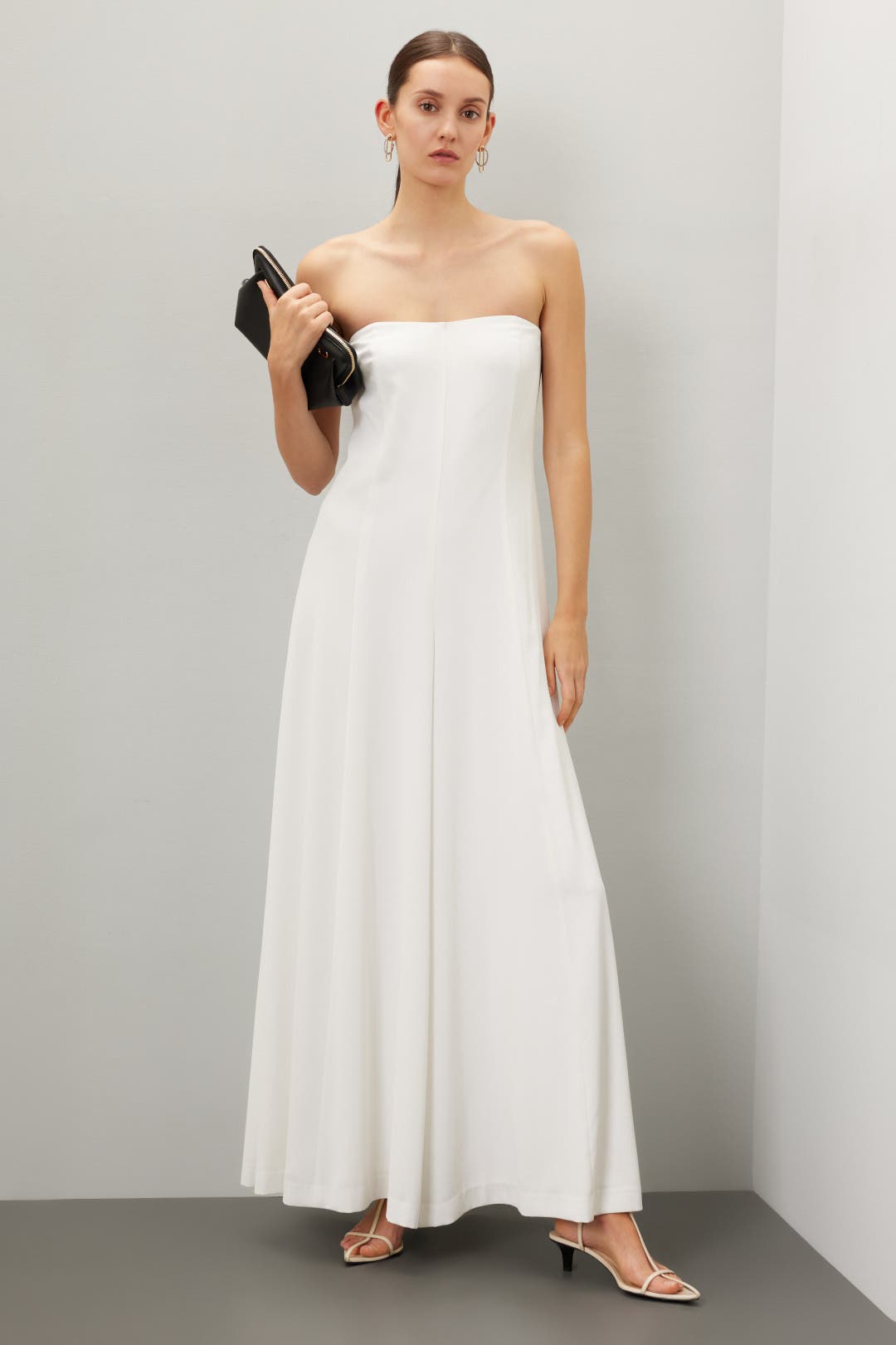 Rosetta Getty x RTR Strapless Jumpsuit White