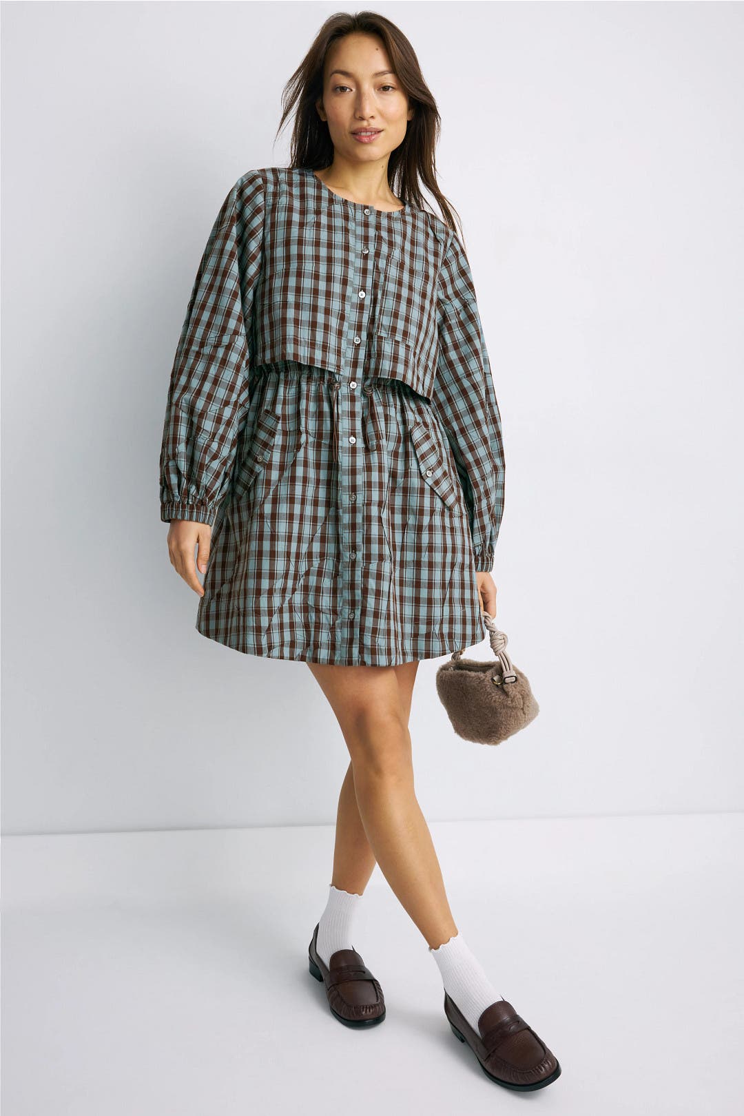 Ophelia Plaid Mini Dress by Sea New York | Rent the Runway