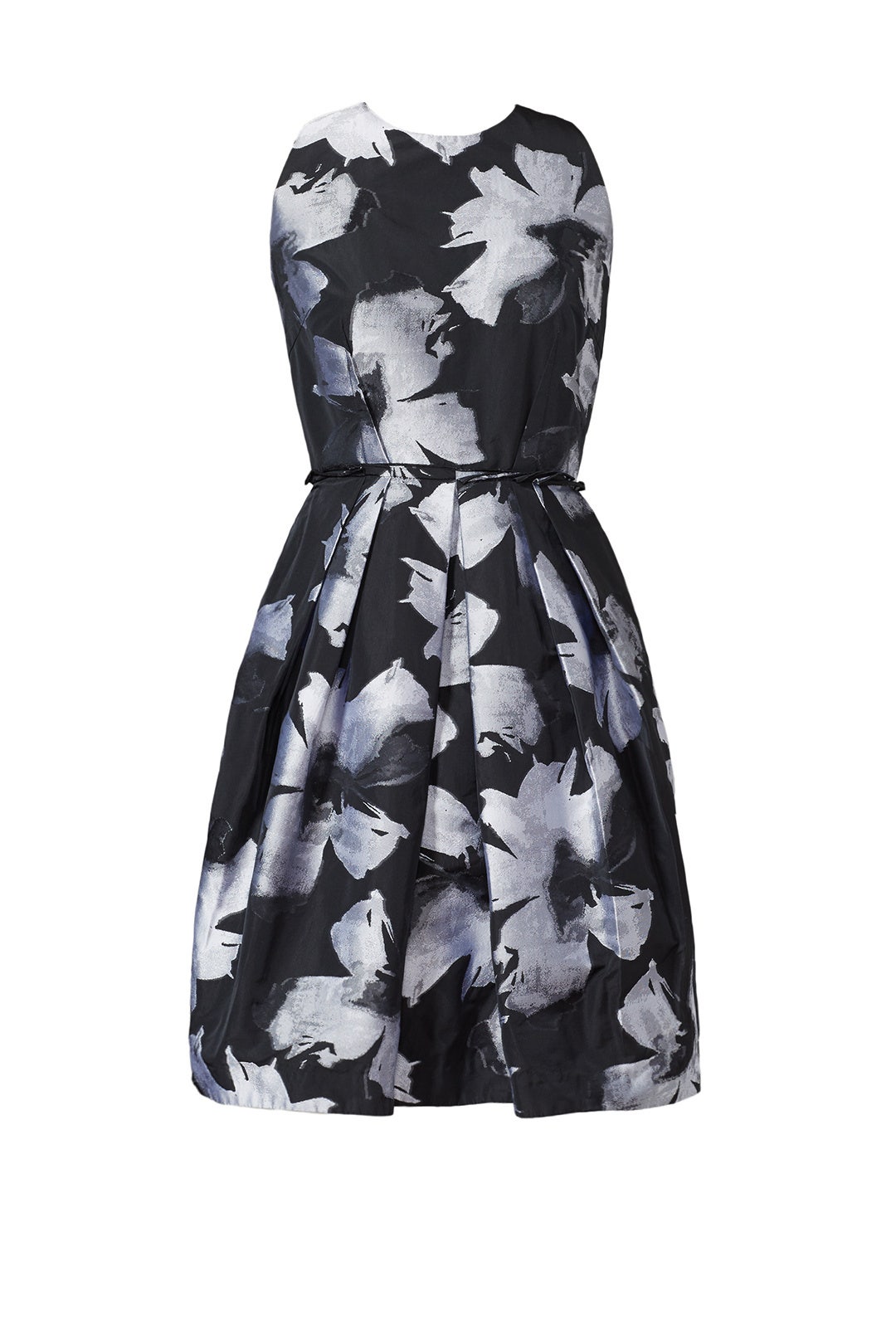 Racing Florals Dress by Carmen Marc Valvo 0