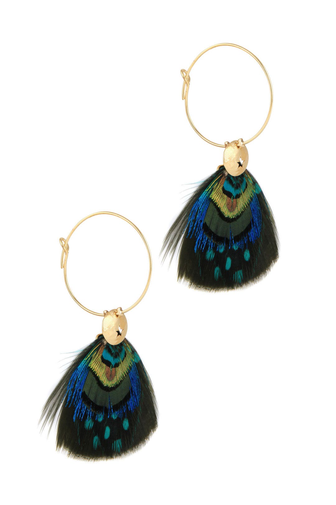 Bermudes Feather Earrings by Gas Bijoux 0