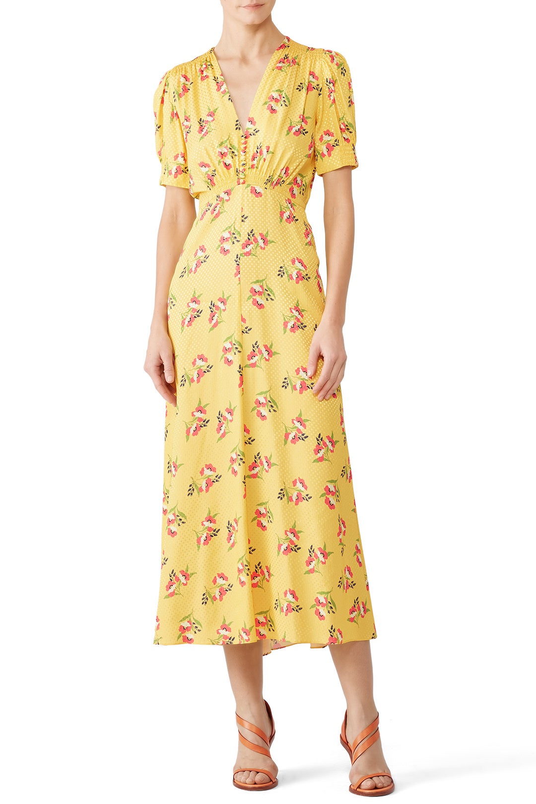 Puff Sleeve Floral Dress by Jill Jill Stuart 0