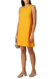Yellow Crewneck Dress by Lauren Ralph Lauren