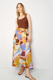 Estine Wrap Skirt by Marie Oliver