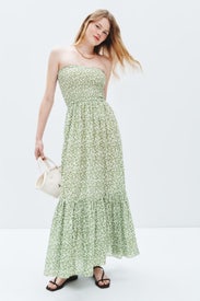 Floral Print Smocked Midi Dress by MICHAEL KORS