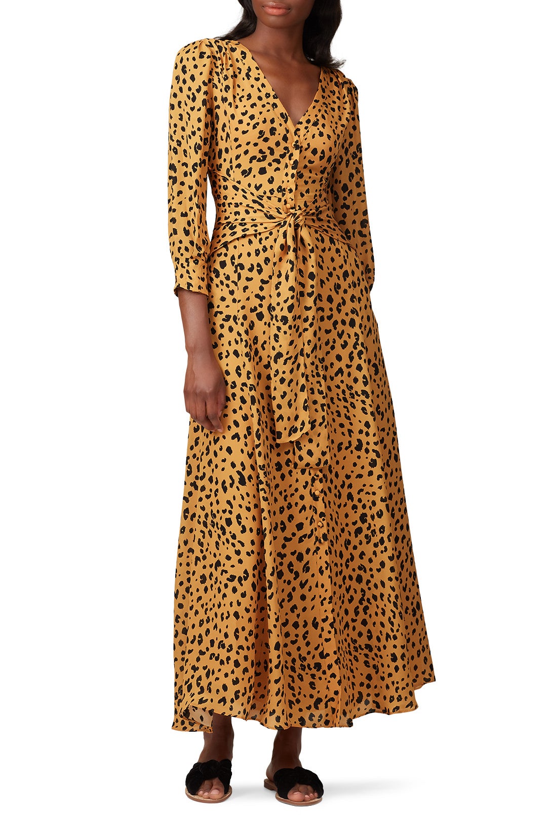 Leopard Tie Front Maxi by Nicholas 0
