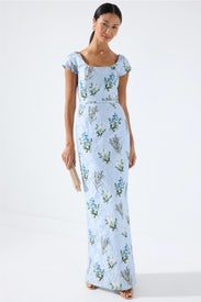 Grace Printed Jacquard Gown by Sachin & Babi