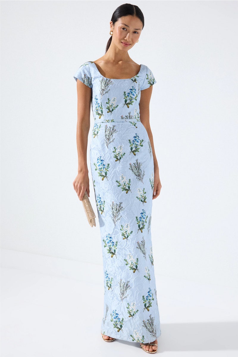 Grace Printed Jacquard Gown by Sachin & Babi - Photo 0