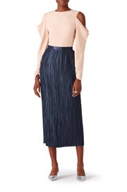 Blush Triacetate Top by Tibi