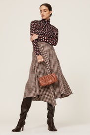 Blur Dot Turtleneck Top by Jason Wu
