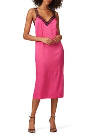 Pink Crepe Back Satin Dress by Jason Wu