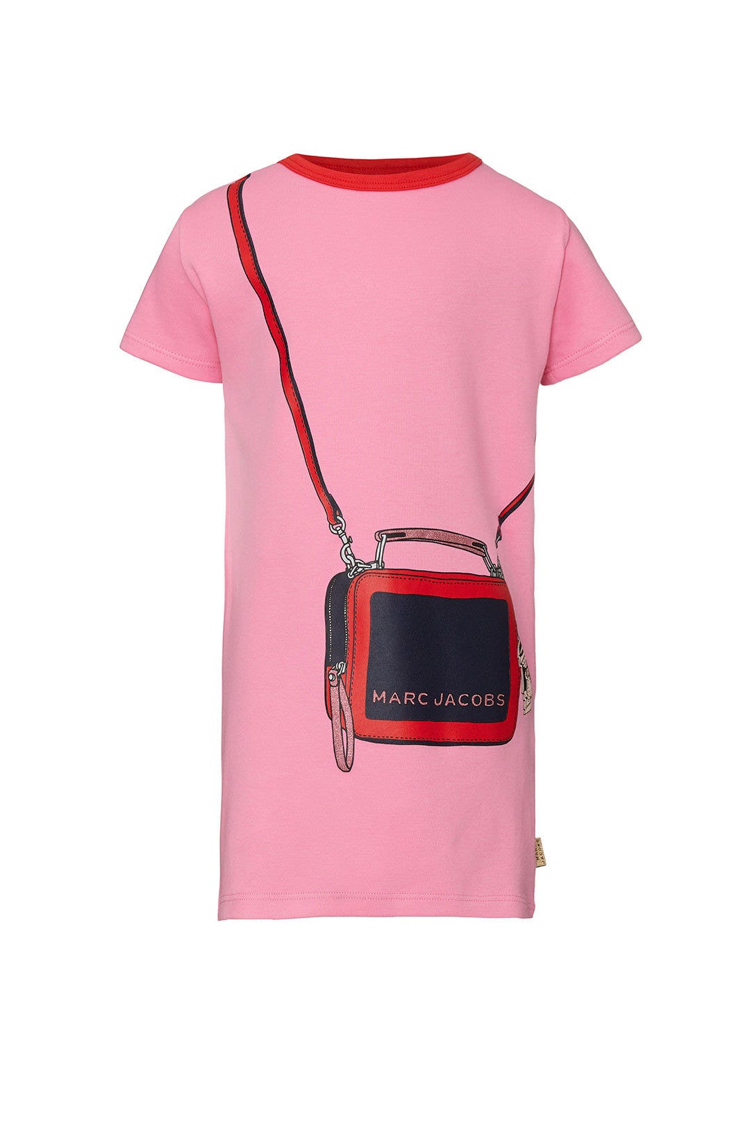 Kids Pink Trompe Loeil Dress by Little Marc Jacobs