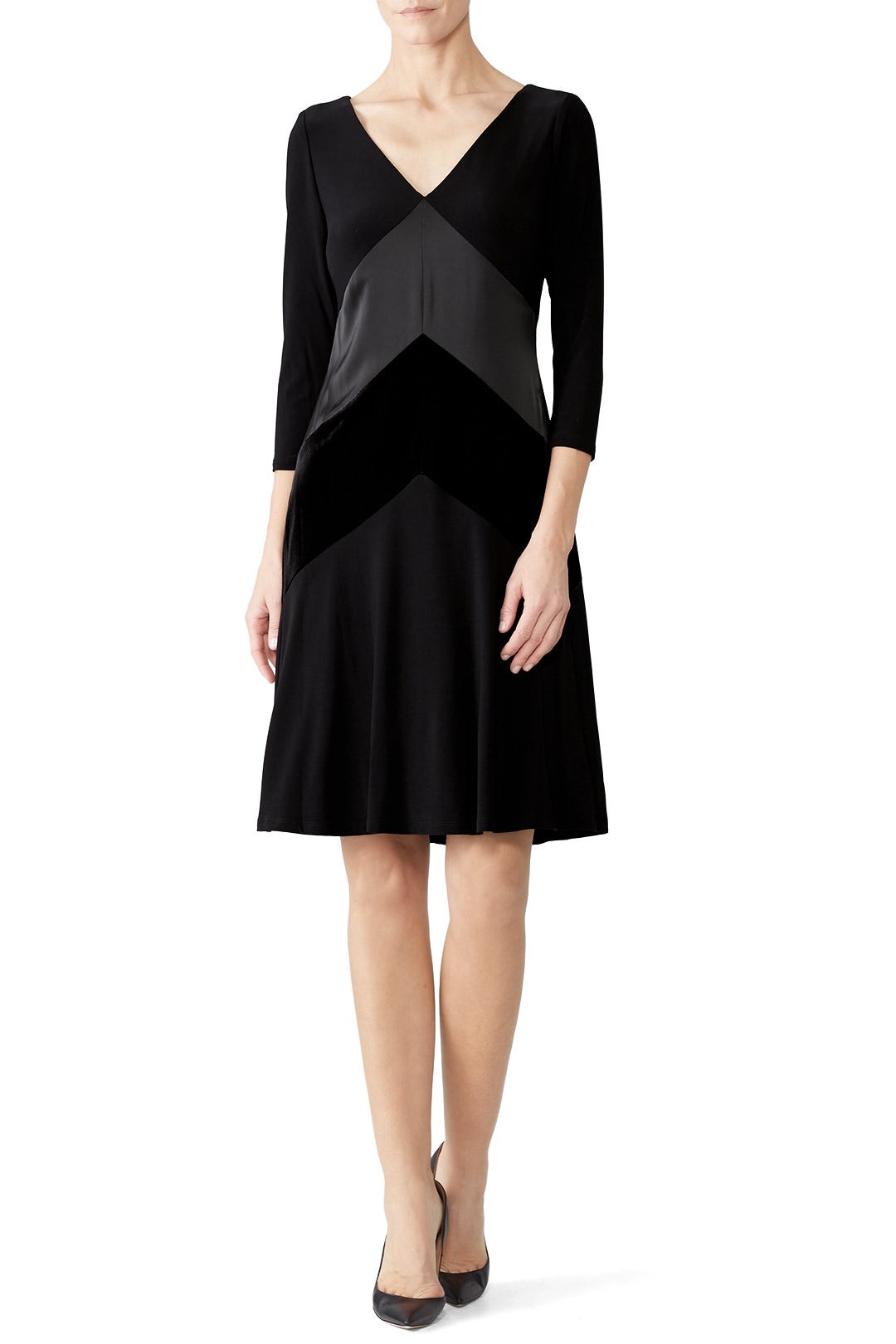 Shamis Combo Dress by Lauren Ralph Lauren 0