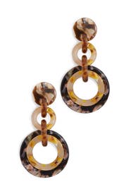Honey Loop De Loop Earrings by Lele Sadoughi