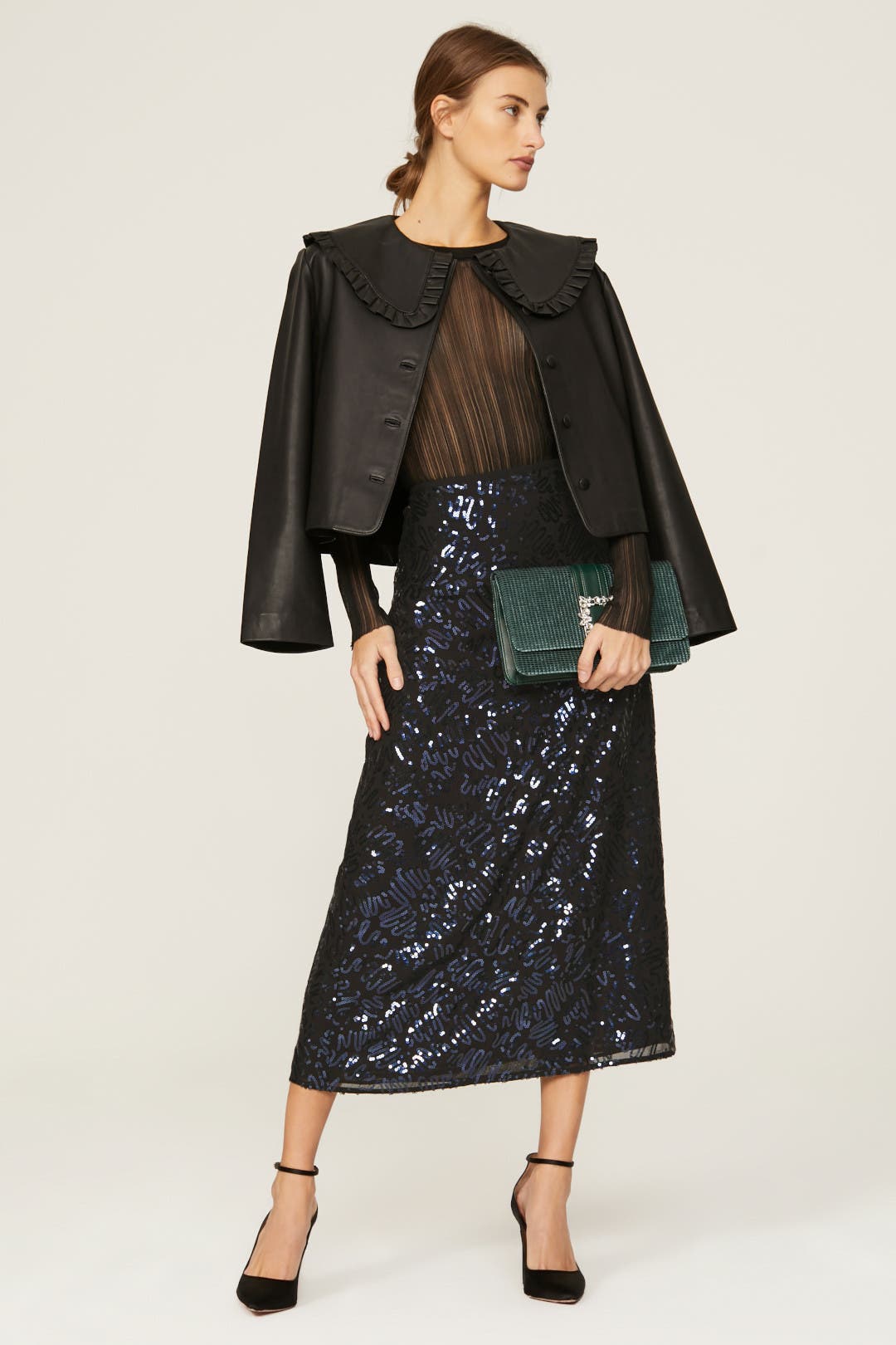 【Rixo】 Kelly sequinedミディスカート Kelly Diamond Sequin Skirt by Rixo | Rent the Runway