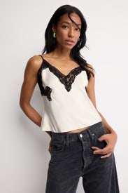 Lace Trim Cami by Ronny Kobo x RTR