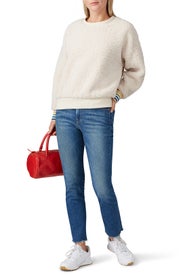 Faux Sherpa Sweatshirt by Sundry
