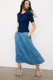 Faith Mixed Media Dress by Shoshanna