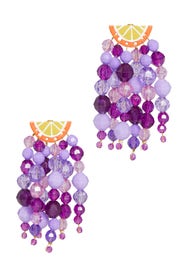 Orange Fizz Earrings by Susan Alexandra