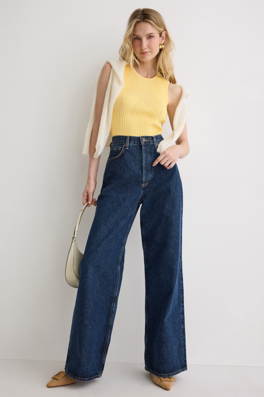 Ribbed Knit Tank by Adam Lippes x RTR | Rent the Runway