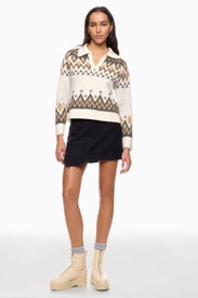 Boxy Fair Isle Sweater by CeCe