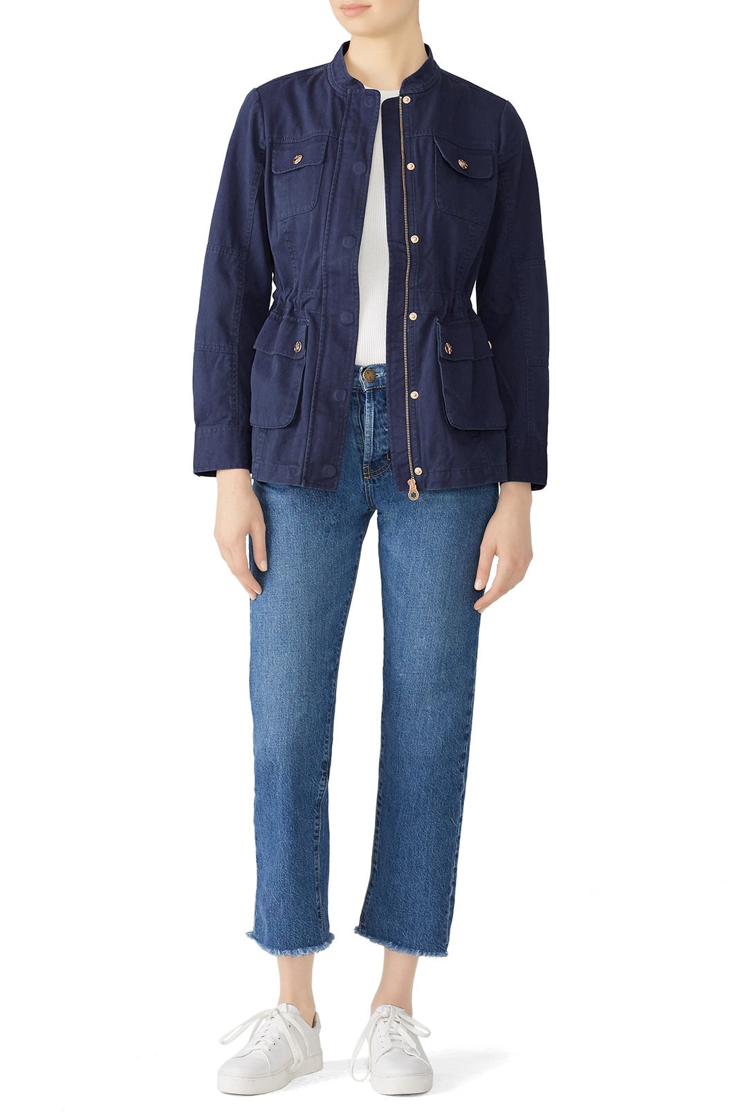 Solid Pocket Utility Jacket by Draper James 0