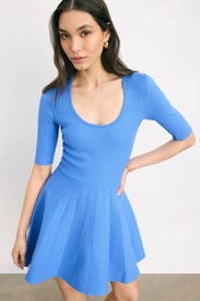 Frankina Pleated Dress by BOSS