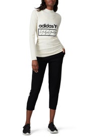 Side Stripe Cropped Track Pants by Y-3