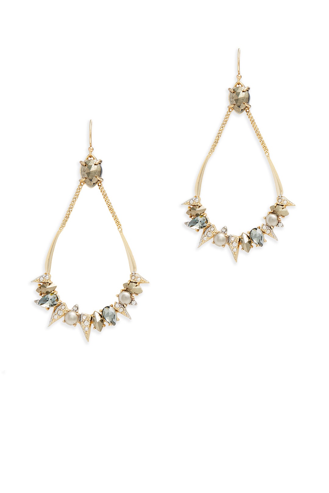 Crystal Futurist Earrings by Alexis Bittar