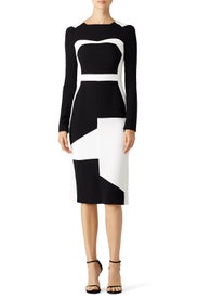 Geometric Block Off Sheath by Antonio Berardi