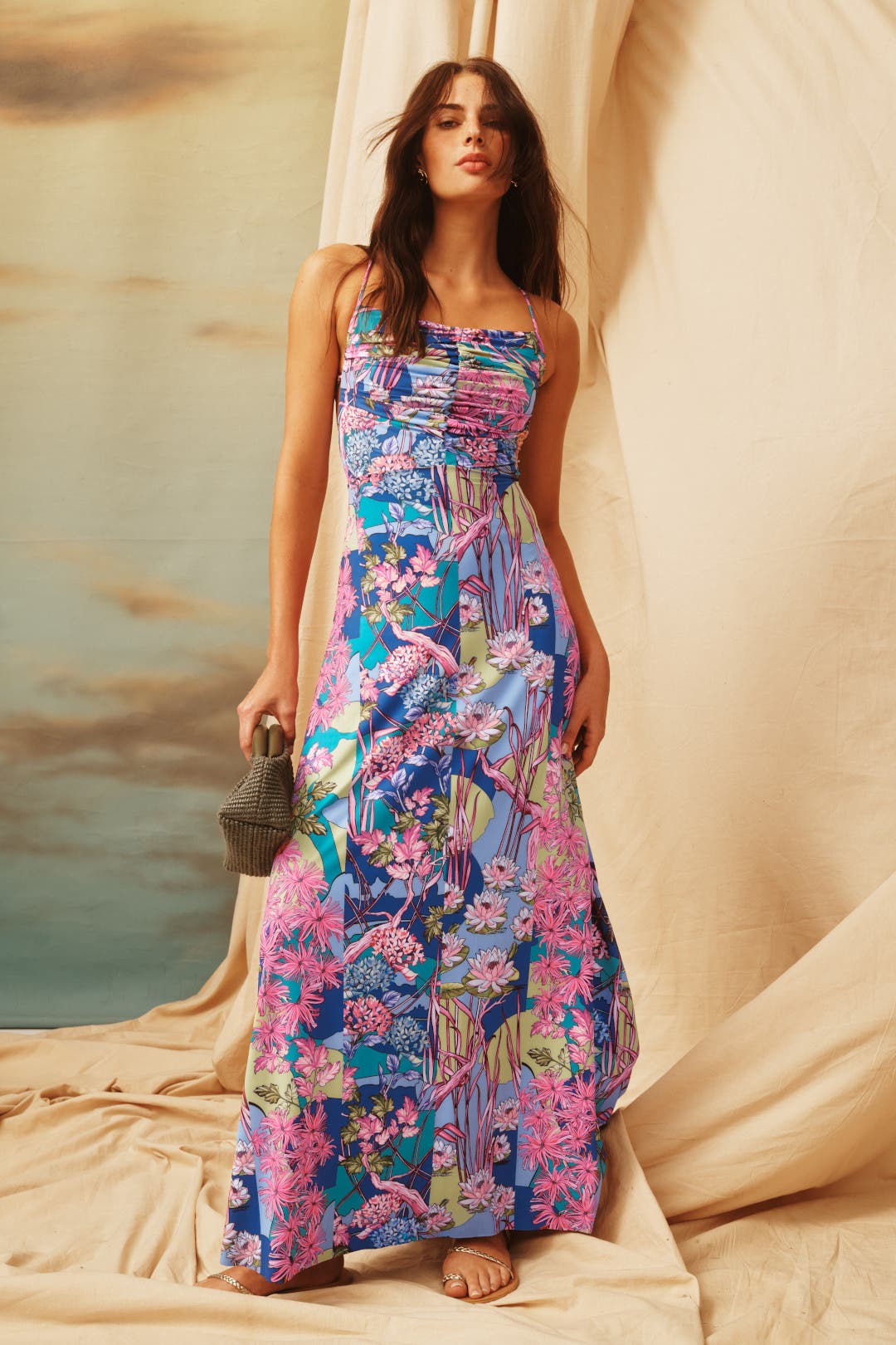 Patch Pocket Shirring Dress by TheOpen Product | Rent the Runway