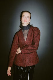 Herringbone Blazer by GANNI