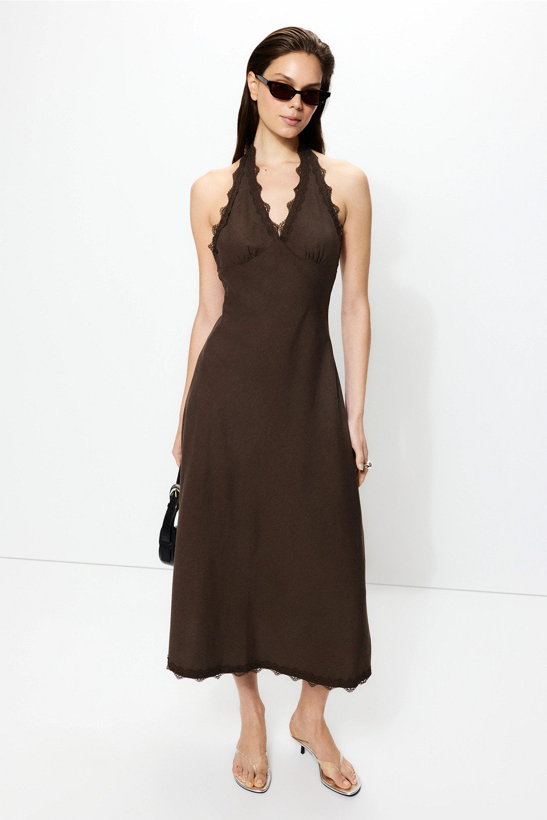 army green prom dress A Line V Neck Dark Long Dresses, Dark Green Long Formal Graduation Dresses, US 14 / Green as Pics / With Rush+$19.99 Gown Combo Size:EU 42.5 / US 9.5 Lace Up Back Embellishment Baby Embroidered Mini Dress