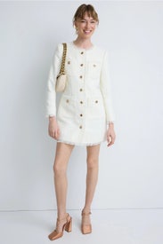 Neile Boucle Long Jacket by Milly