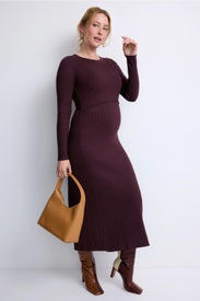 Maternity Eden Knit Nursing Dress by ripe