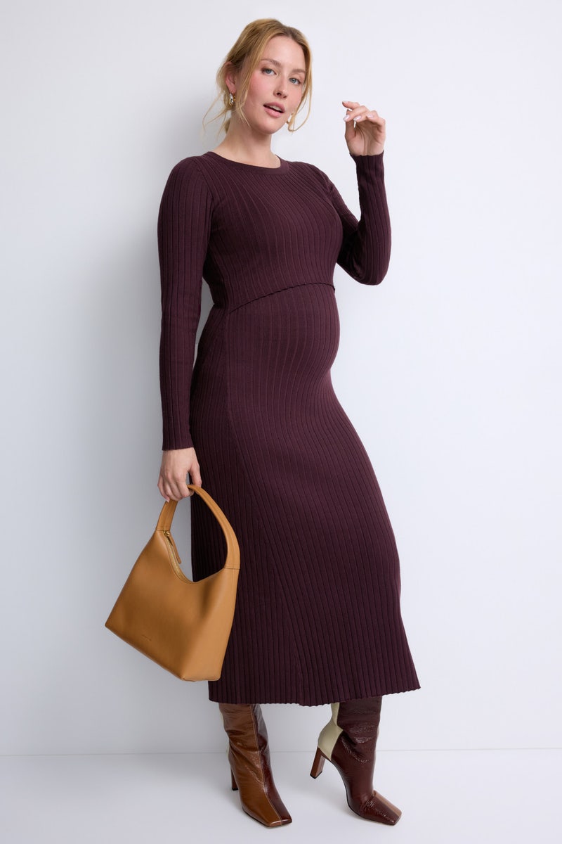 Maternity Eden Knit Nursing Dress by ripe - Photo 0