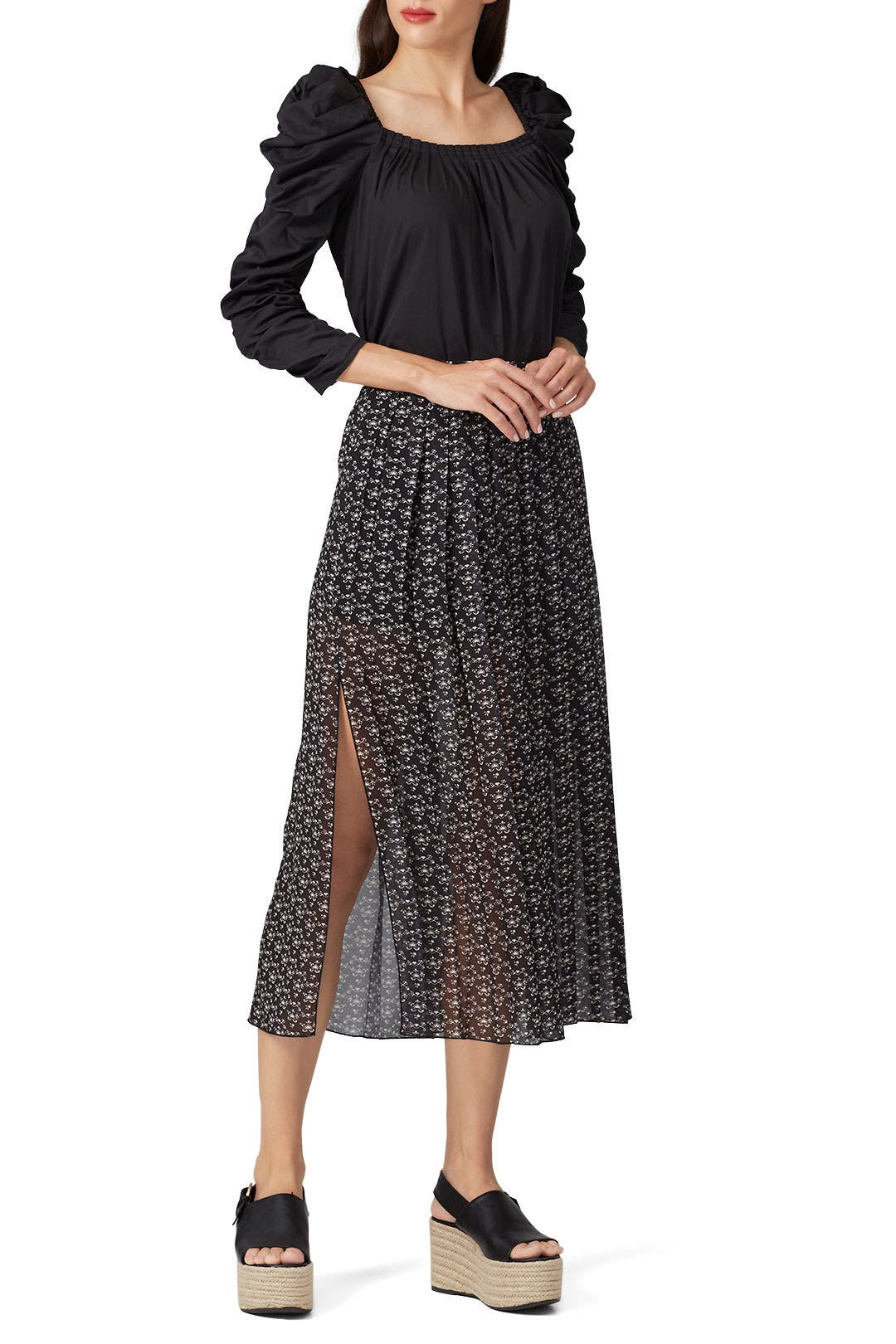 【関税込み】CHLOE Knit long skirt CHLOE knit skirt Green – Lesley Evers