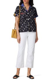 Floral Button Down Top by Warm